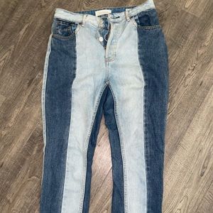 Pacsun Two Toned High Waited Jeans